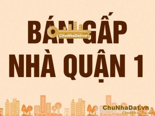Bán gấp nhà mặt tiền Cô Giang, Đề Thám Quận 1, 62m2, 4 lầu mới. Giá 17.7 tỷ
