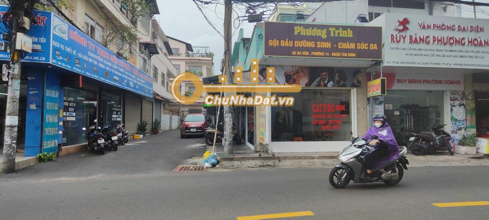 Bán Nhà 2 tầng Góc 2 mặt tiền Ba Vân, Tân Bình ngang 5.3m