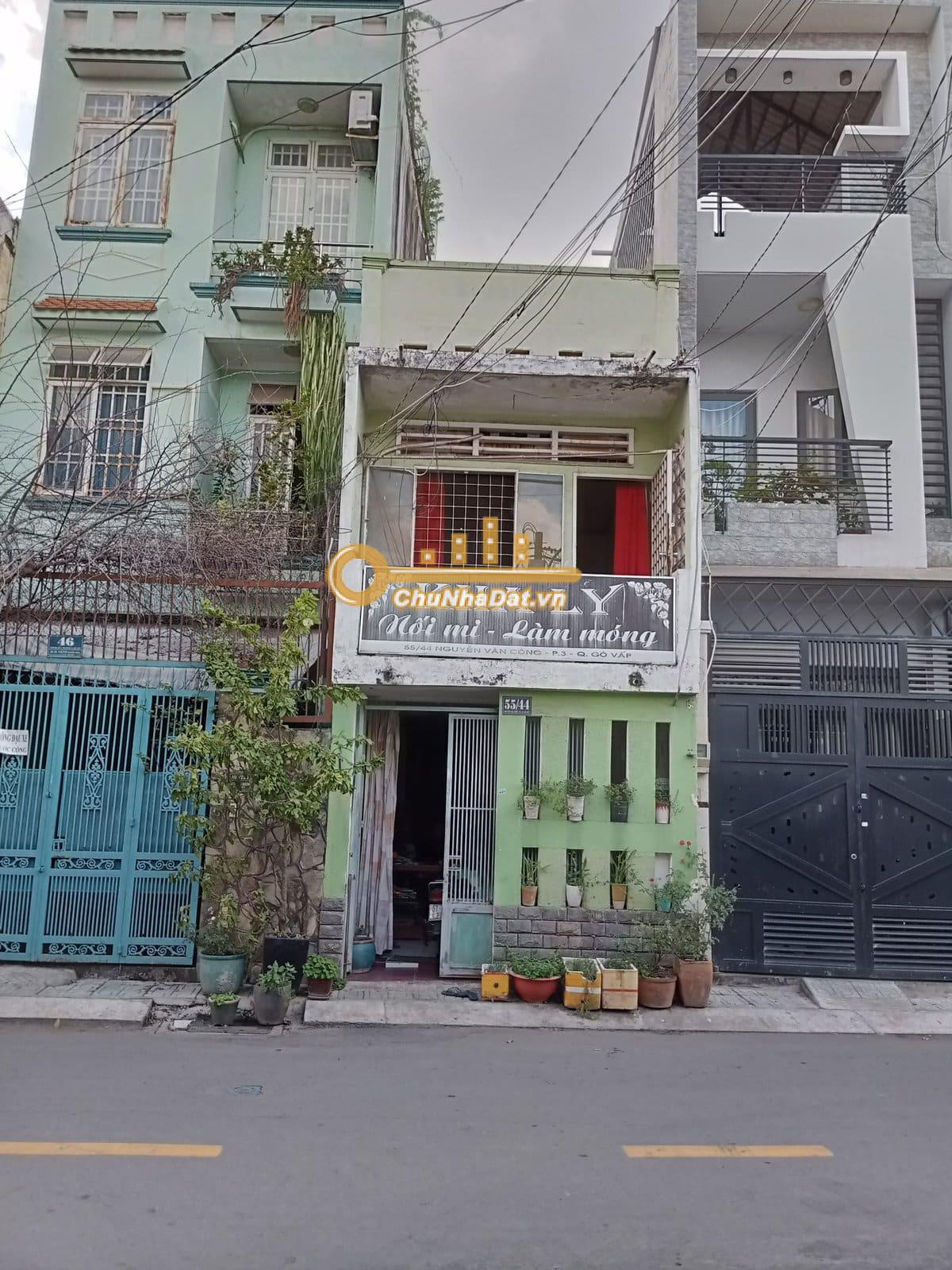 Bán Nhà 2 tầng Hẻm xe hơi Nguyễn Văn Công, Gò Vấp ngang 3.2m hướng Đông Nam