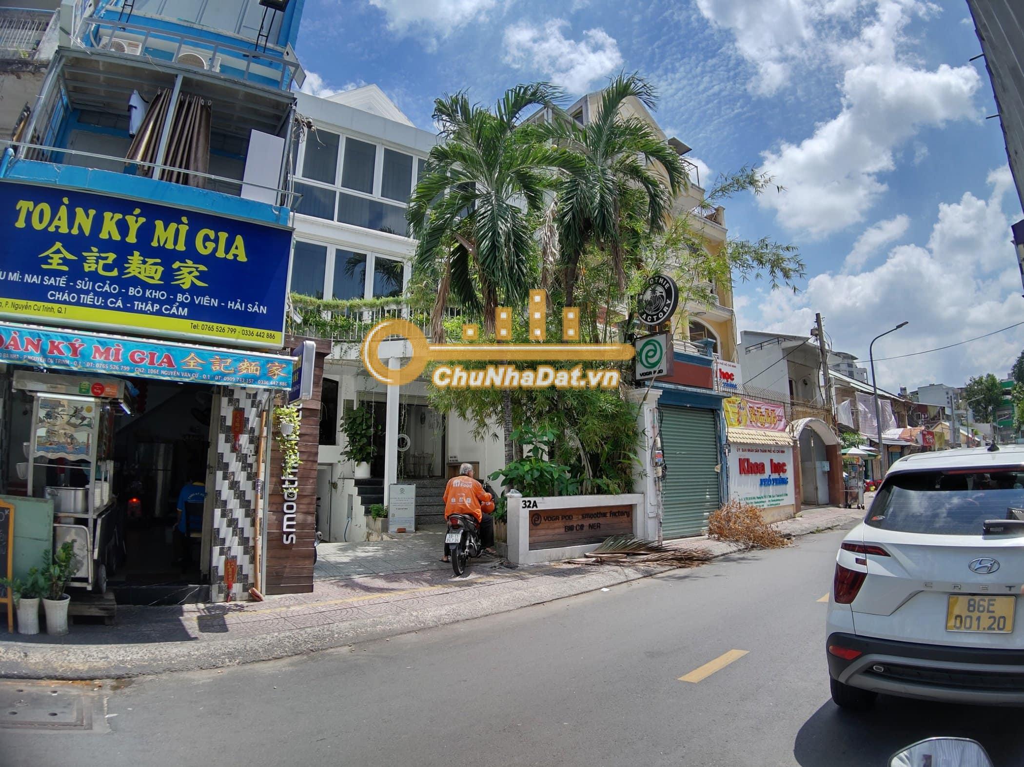 Bán Nhà 3 tầng Mặt tiền Cao Bá Nhạ, Q.1 ngang 10m diện tích 235 m2 hướng Đông Nam