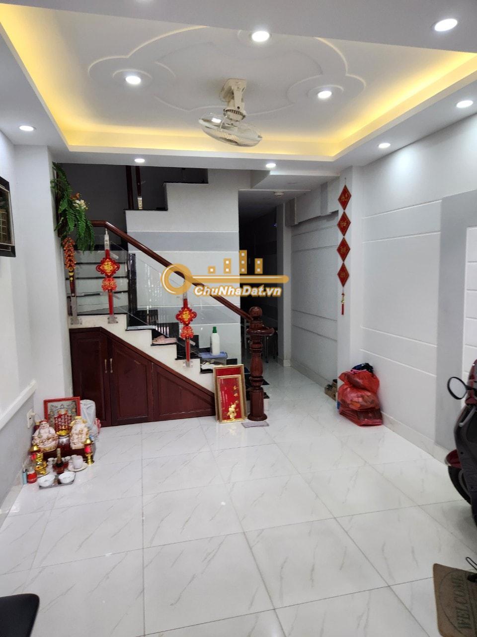 Bán Nhà 4 tầng Hẻm xe hơi Phan Đăng Lưu, Phú Nhuận ngang 3.5m hướng Tây