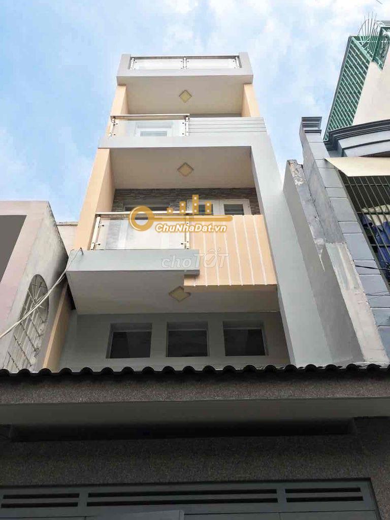 Bán Nhà 4 tầng Hẻm xe hơi Trường Chinh, Tân Bình ngang 3.2m