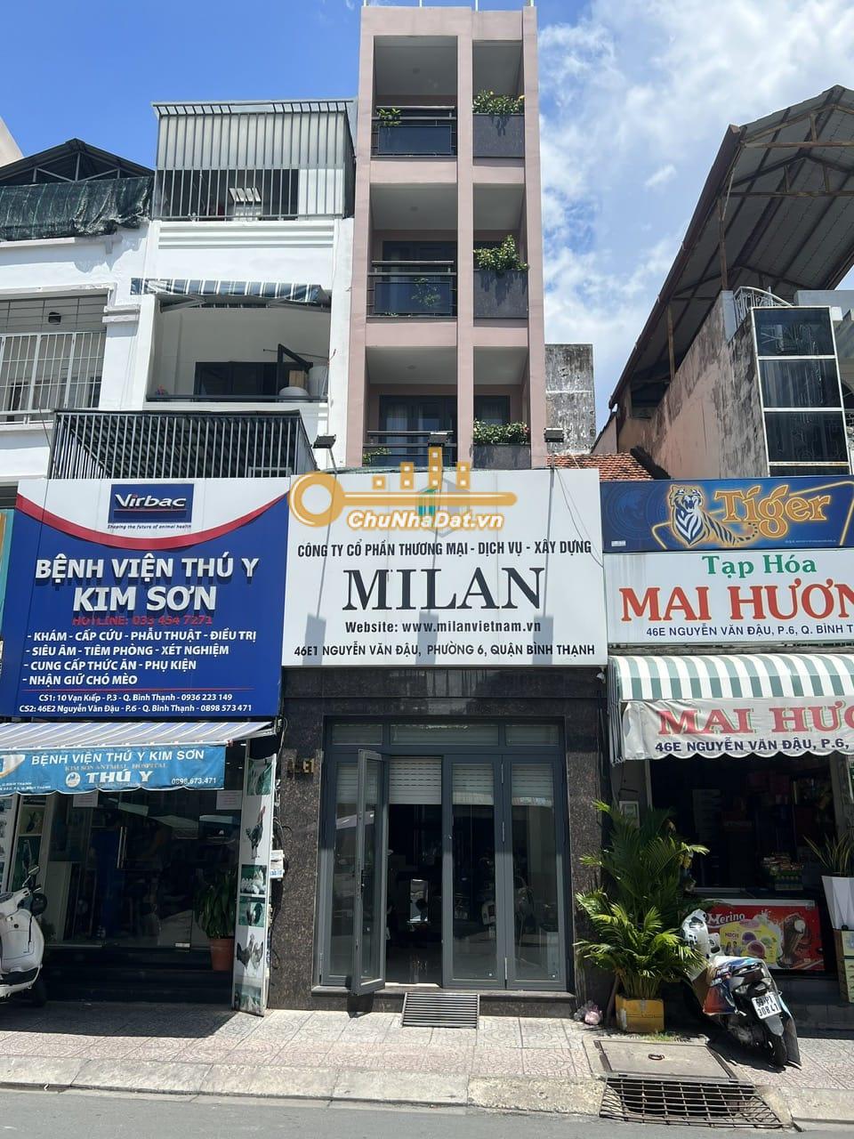 Bán Nhà 5 tầng Mặt tiền Nguyễn Văn Đậu, Bình Thạnh ngang 3.2m hướng Tây Bắc