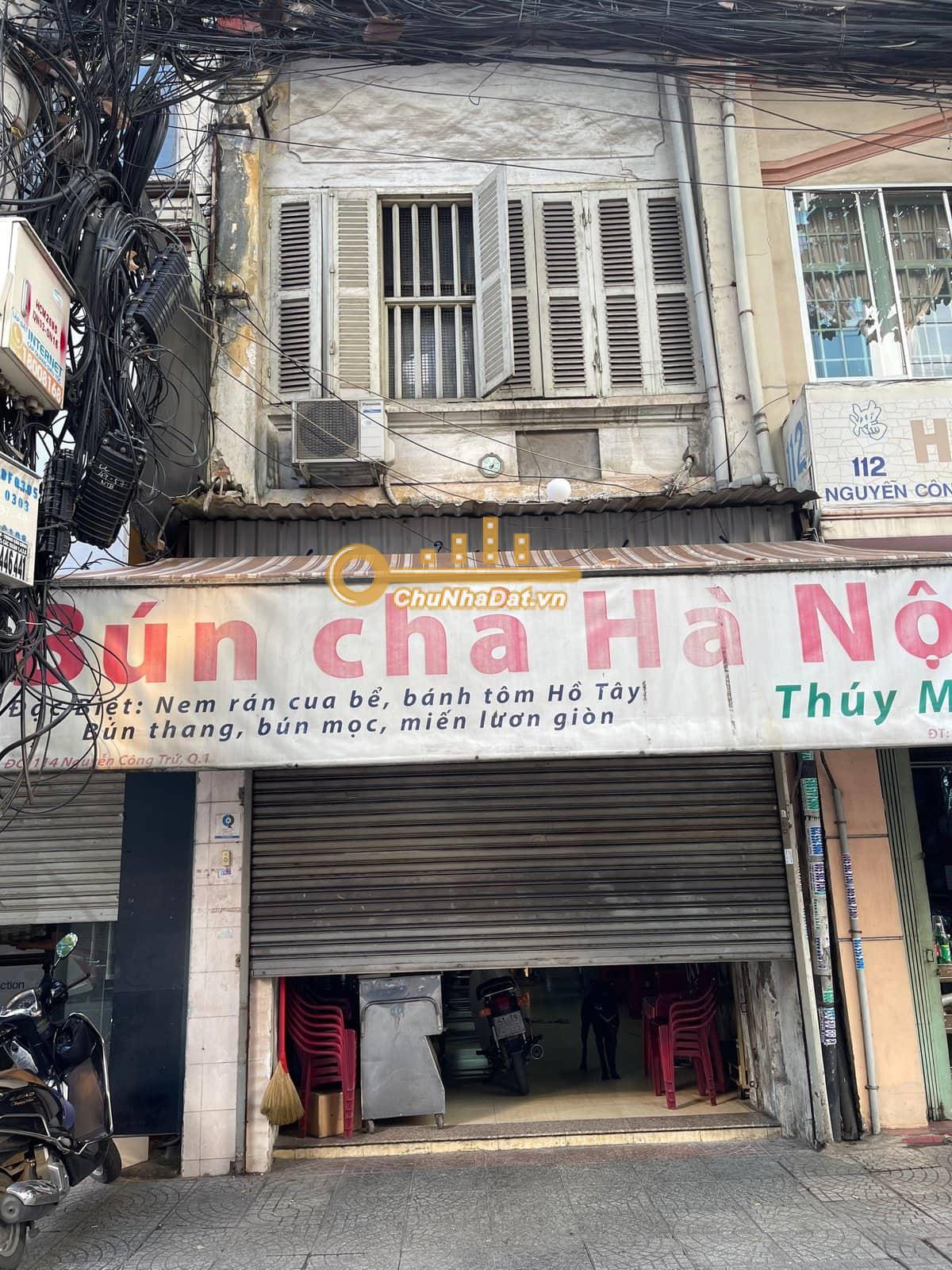 Bán Nhà 2 tầng Mặt tiền Nguyễn Công Trứ, Q.1 ngang 4m hướng Đông Nam