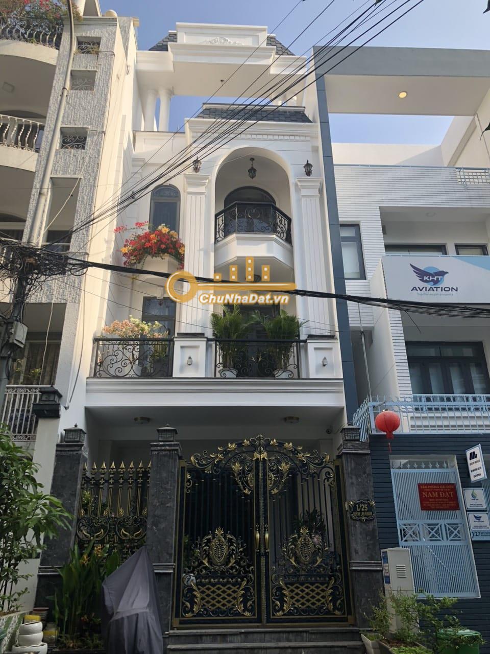 Bán Biệt thự 4 tầng Hẻm xe hơi Huỳnh Lan Khanh, Tân Bình ngang 5.02m diện tích 102 m2 hướng Đông Tứ Trạch
