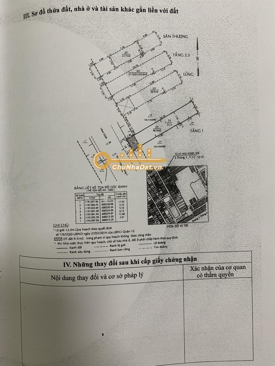 Bán Nhà 5 tầng Hẻm xe hơi 3 tháng 2, Q.10 ngang 3m