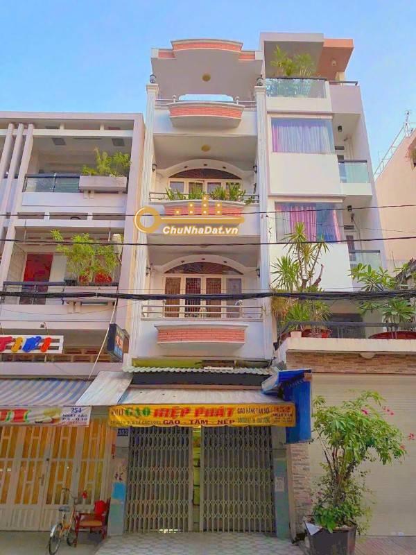 Bán Nhà 4 tầng Mặt tiền Nhật Tảo, Q.10 ngang 3.6m hướng Đông Tứ Trạch