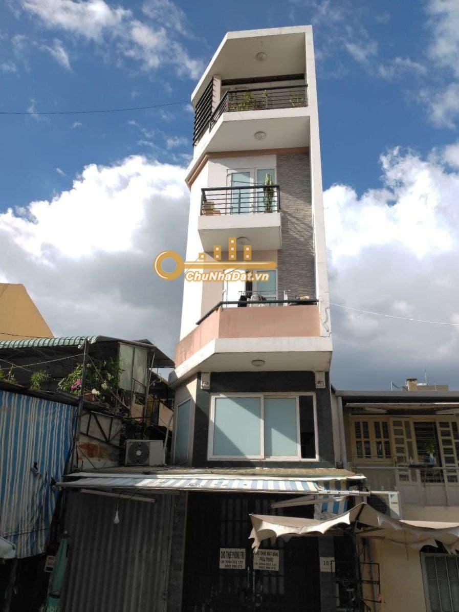 Bán Nhà 5 tầng Mặt tiền Vũ Tùng, Bình Thạnh ngang 4m diện tích 50 m2 hướng Đông Tứ Trạch