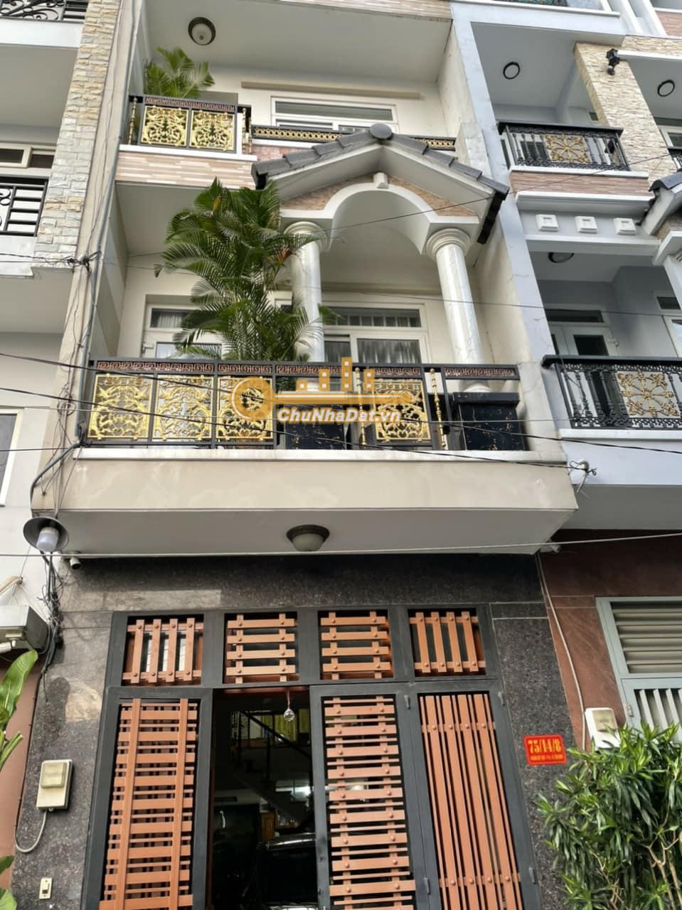 Bán Nhà 4 tầng Hẻm xe hơi Hoàng Bật Đạt, Tân Bình ngang 4m