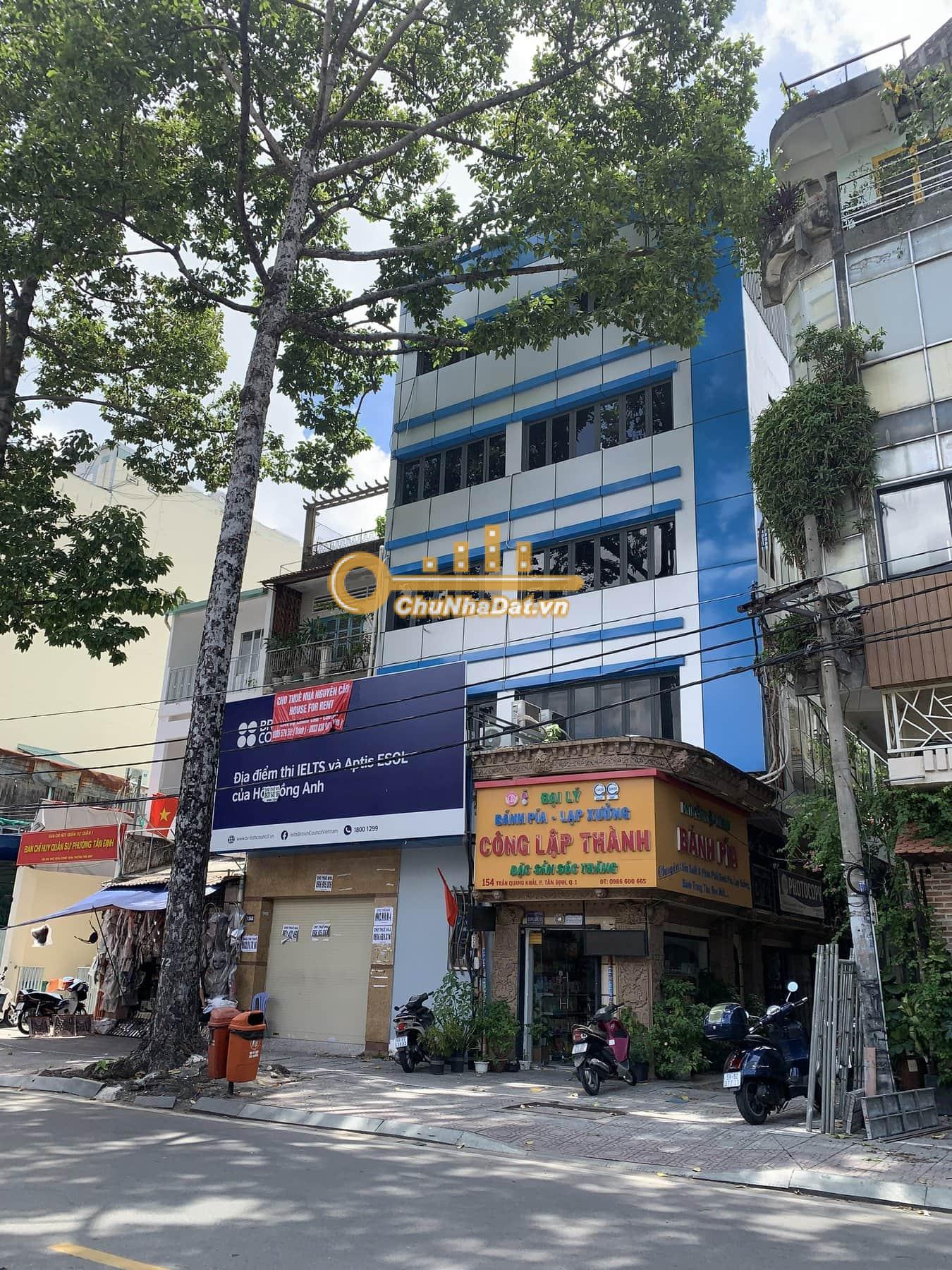 Bán Nhà 6 tầng Mặt tiền 154-154A Trần Quang Khải, Q.1 ngang 8.5m dưới 50 – 80 tỷ