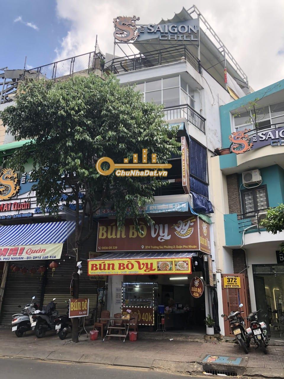 Bán Nhà 5 tầng Mặt tiền Cù Lao, Phú Nhuận ngang 4.5m hướng Đông Tứ Trạch