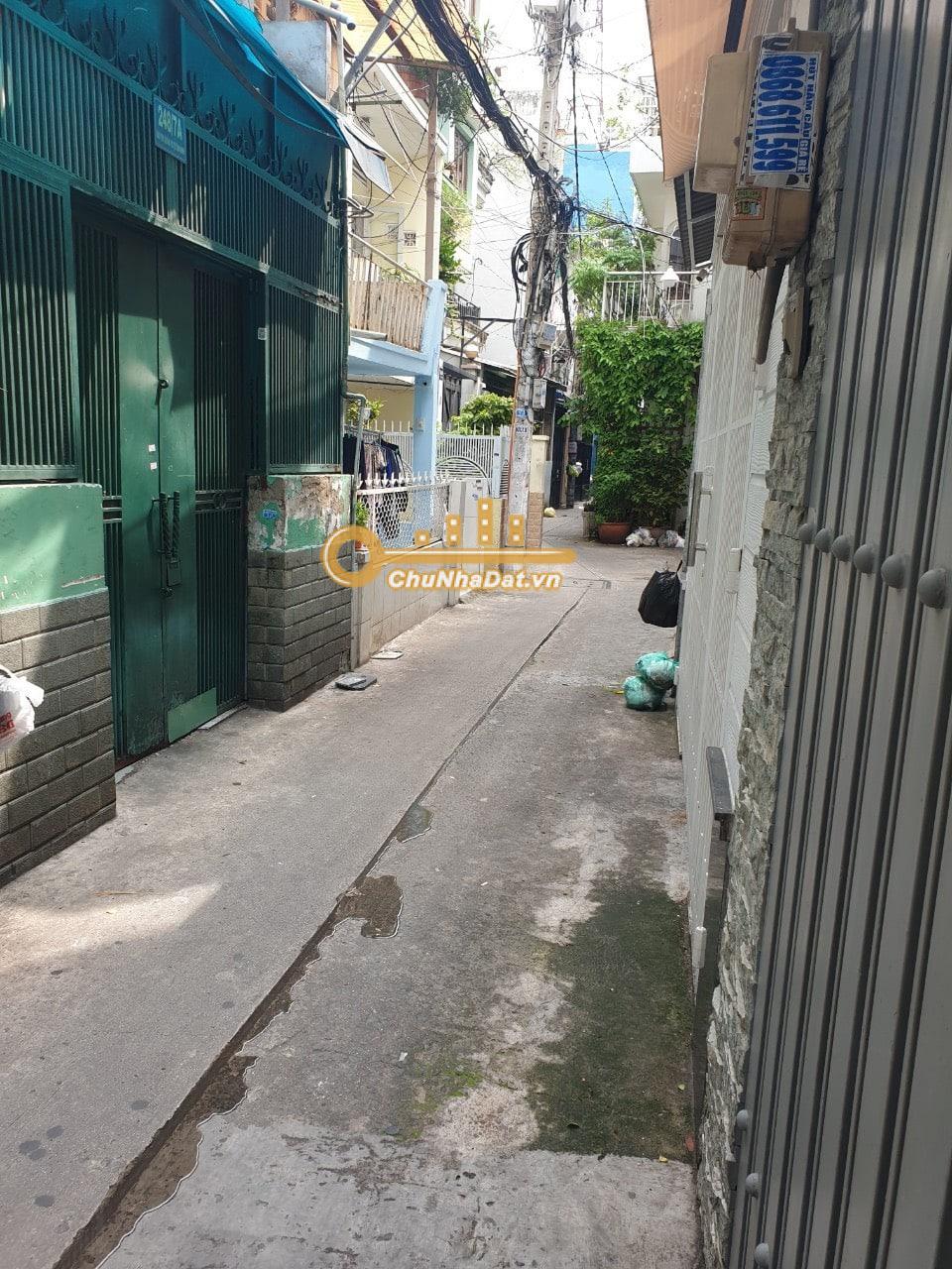 Bán Nhà 4 tầng Hẻm Bùi Thị Xuân, Tân Bình ngang 3.8m diện tích 41 m2