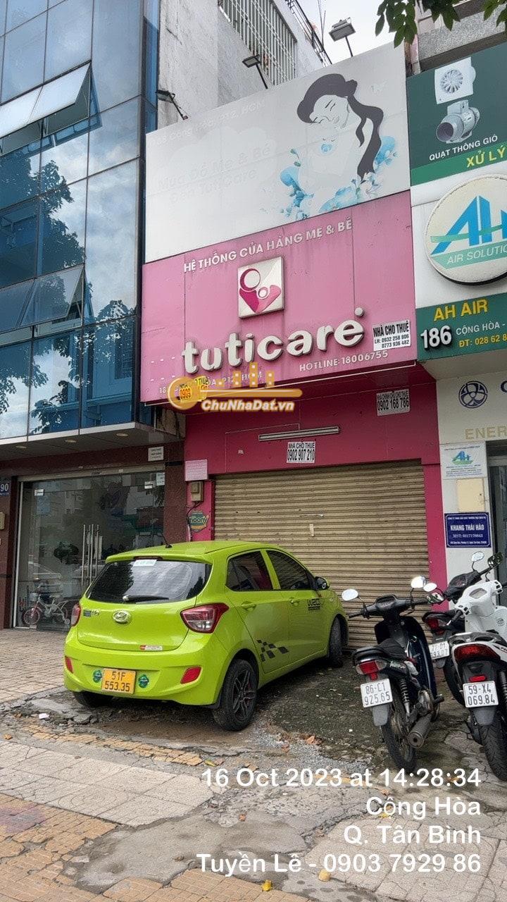 Bán Nhà 2 tầng Mặt tiền Cộng Hòa, Tân Bình ngang 4m diện tích 80 m2 hướng Đông Tứ Trạch