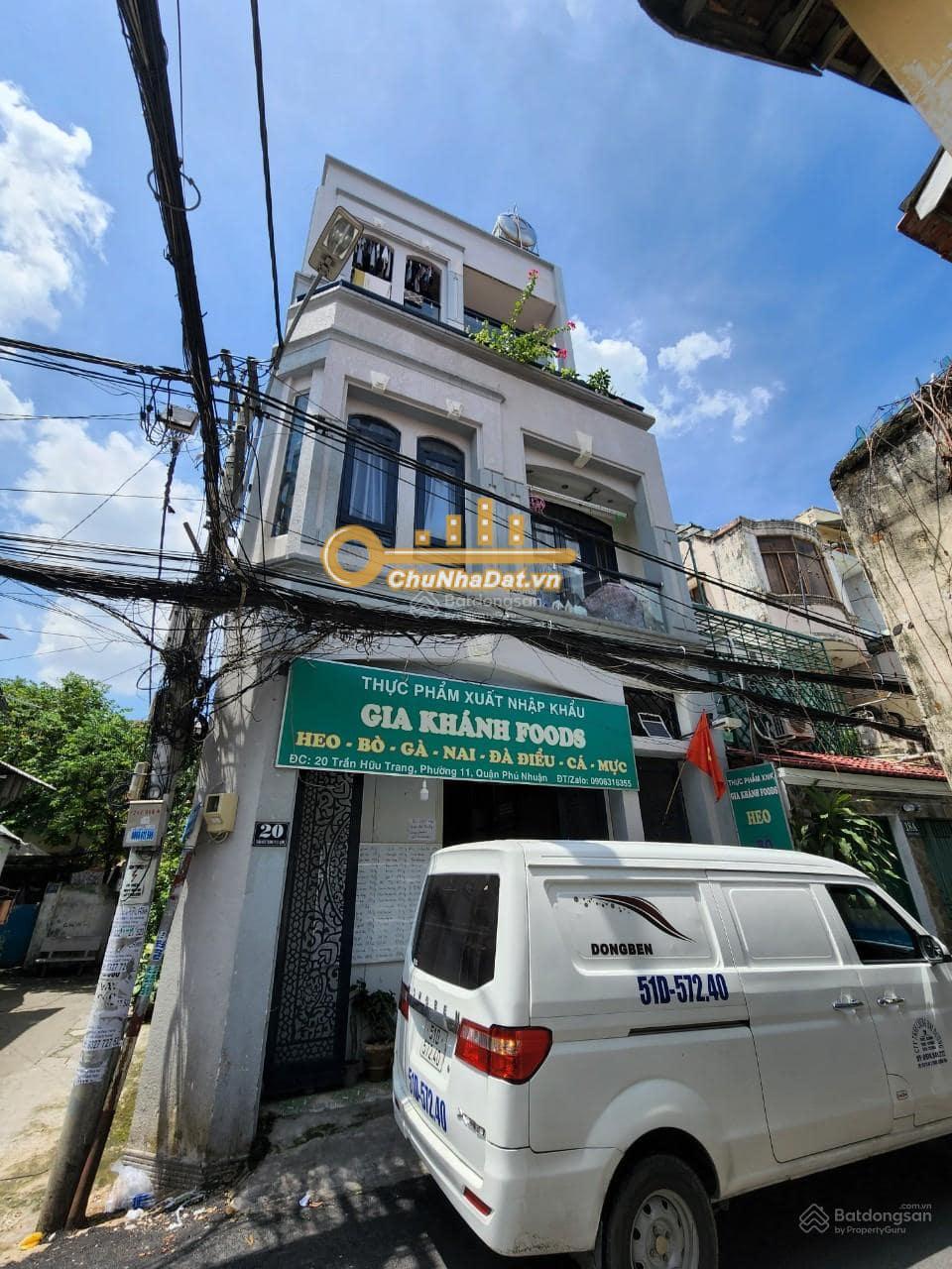 Bán Nhà 6 tầng Mặt tiền Trần Hữu Trang, Phú Nhuận ngang 6.21m diện tích 70 m2 dưới 15 – 20 tỷ