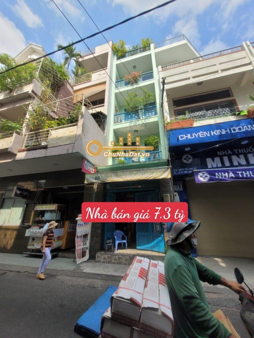 Bán Nhà 5 tầng Mặt tiền Võ Thành Trang, Tân Bình ngang 3.2m diện tích 43 m2 hướng Đông Nam