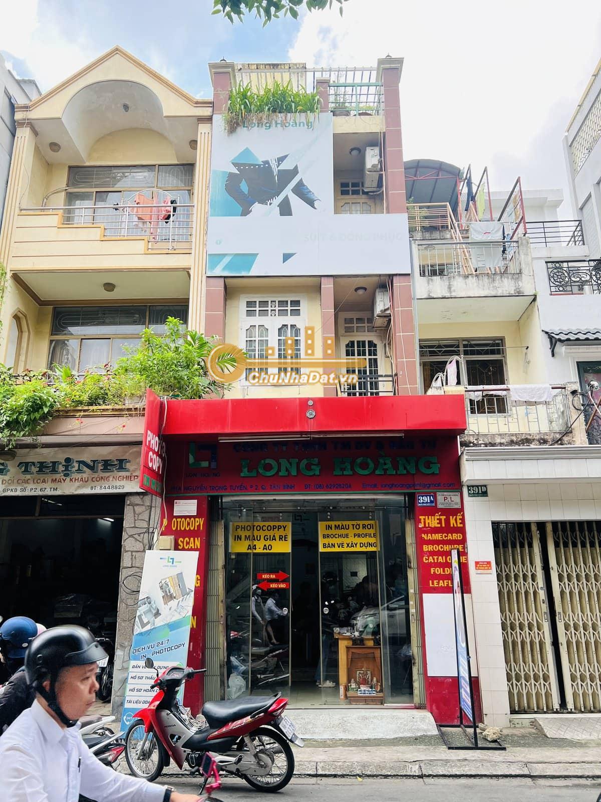 Bán Nhà 4 tầng Mặt tiền Nguyễn Trọng Tuyển, Tân Bình ngang 13.9m hướng Đông