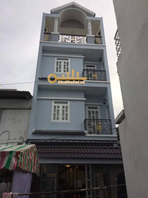 Bán Nhà 4 tầng Hẻm xe hơi Hương lộ 2, Bình Tân ngang 5m