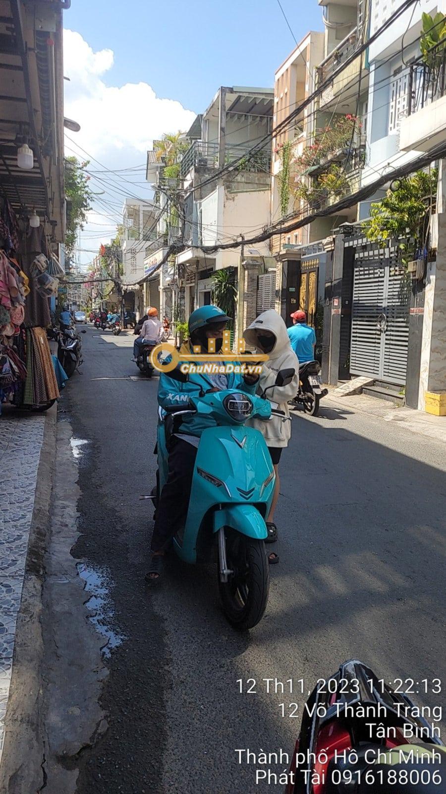 Bán Nhà 3 tầng Mặt tiền 12 Võ Thành Trang, Tân Bình ngang 3.6m