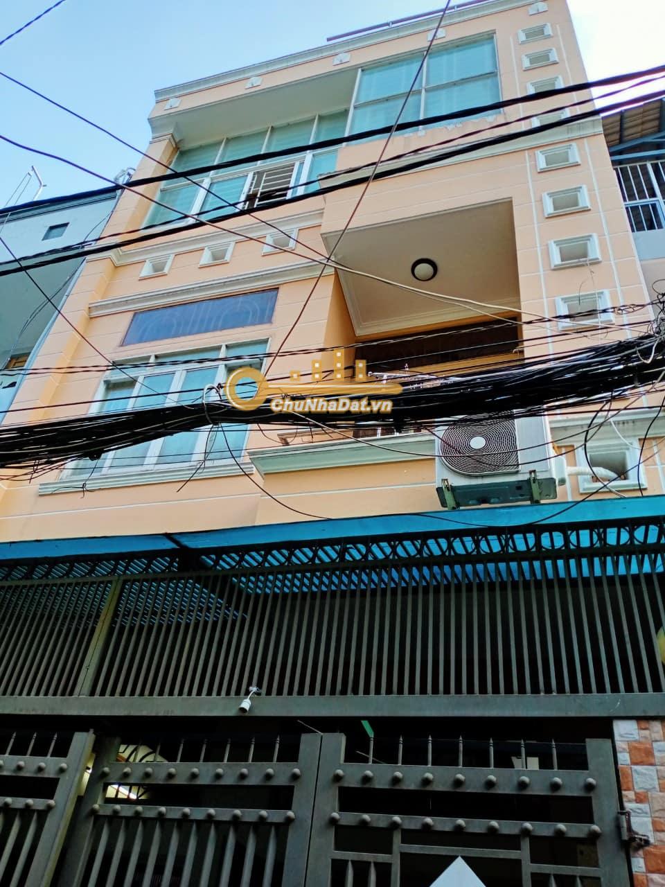 Bán Nhà 3 tầng Hẻm Cách Mạng Tháng 8, Q.10 ngang 5.5m diện tích 59 m2 hướng Tây Nam