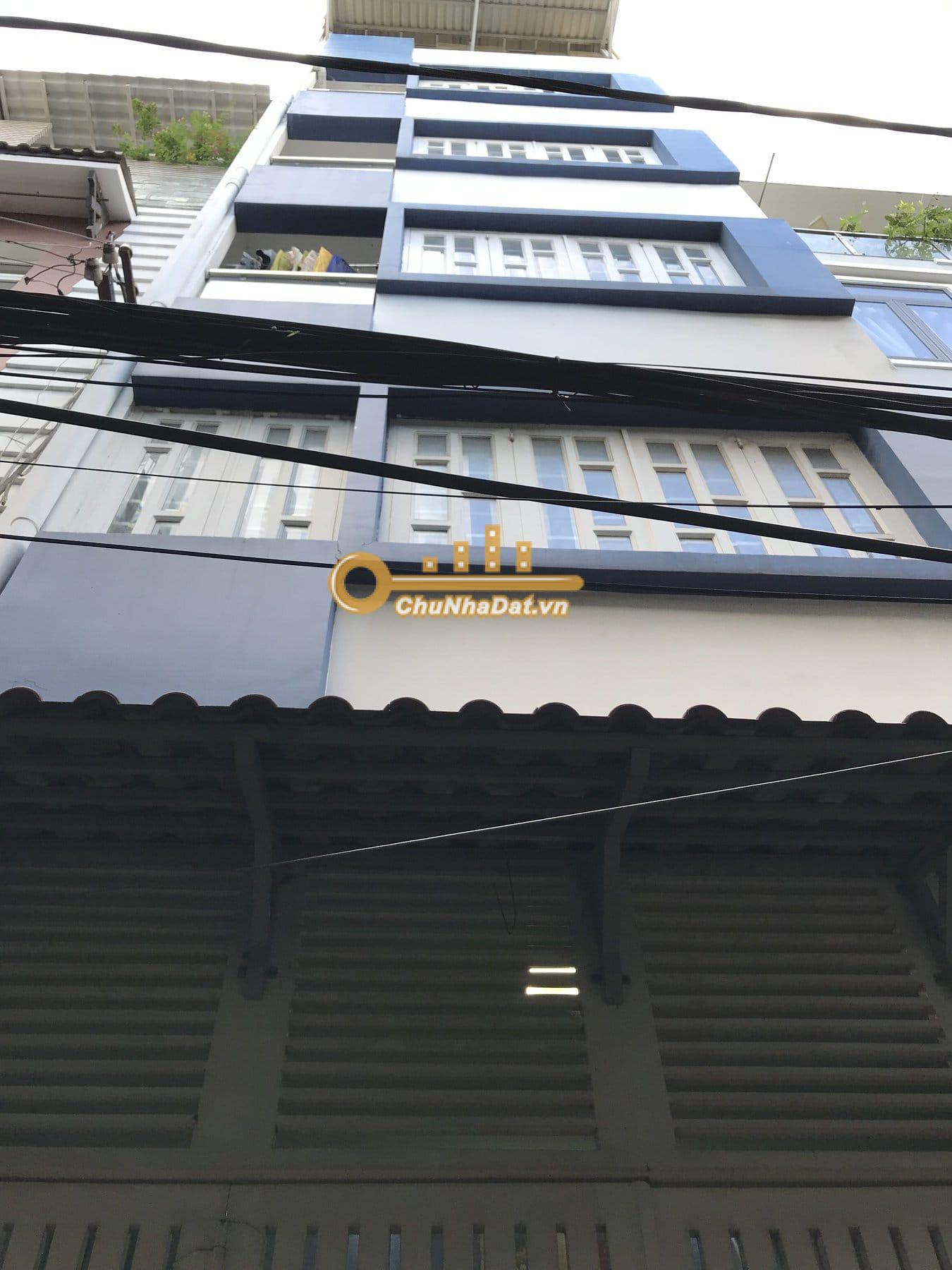 Bán Nhà 6 tầng Hẻm Nguyễn Thông, Q.3 ngang 4.2m