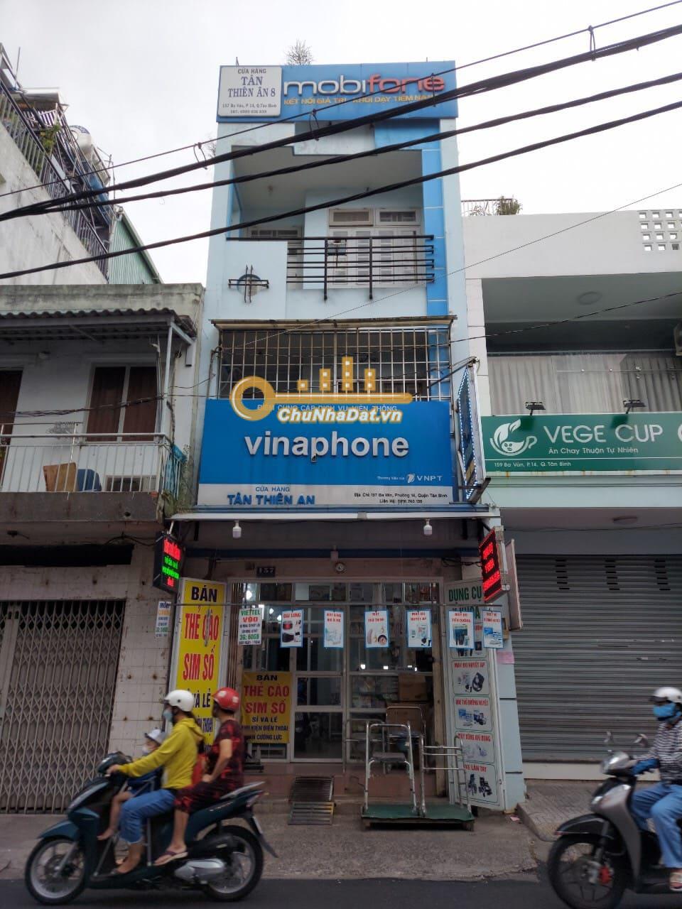 Bán Nhà 4 tầng Mặt tiền Ba Vân, Tân Bình ngang 4m hướng Tây Bắc