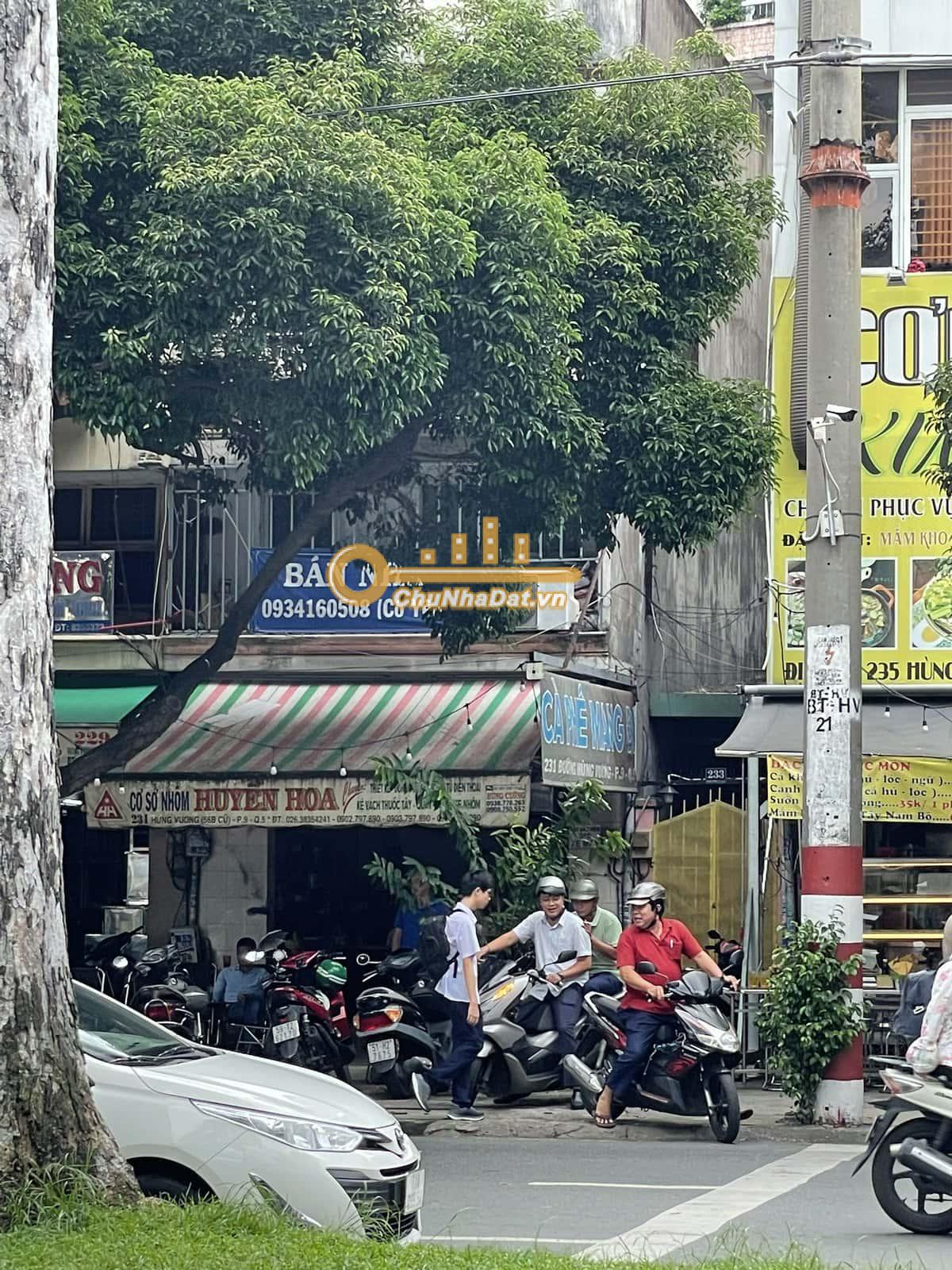 Bán Nhà 3 tầng Mặt tiền Hùng Vương, Q.5 ngang 4.2m