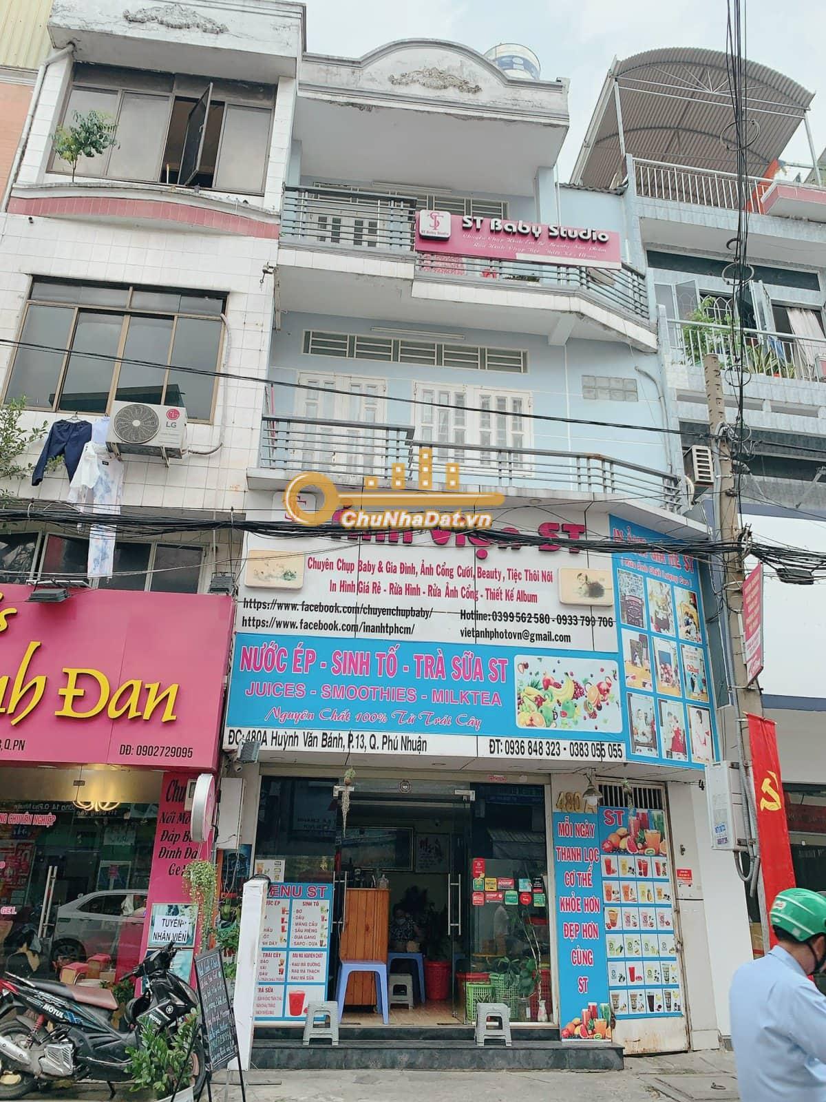 Bán Nhà 4 tầng Góc 2 mặt tiền Huỳnh Văn Bánh, Phú Nhuận ngang 5m