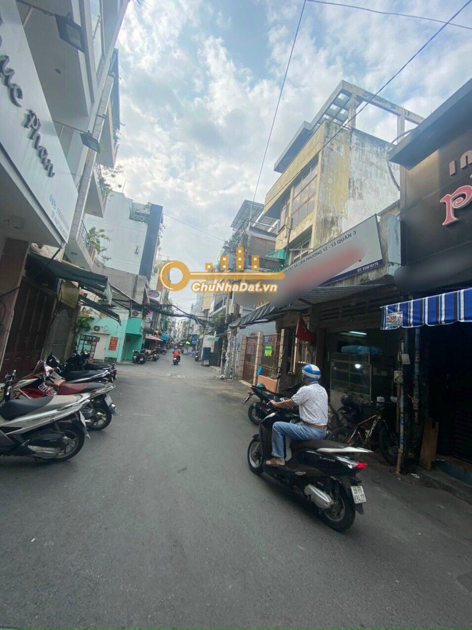 Bán Nhà 2 tầng Góc 2 mặt tiền Lê Văn Sỹ, Q.3 ngang 4m