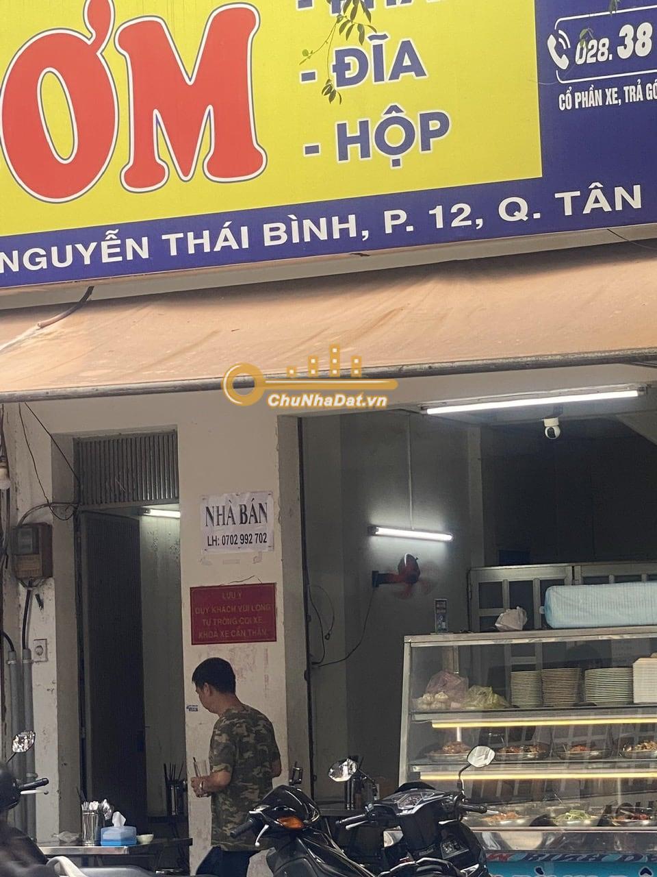 Bán Nhà 4 tầng Mặt tiền Nguyễn Thái Bình, Tân Bình ngang 5m