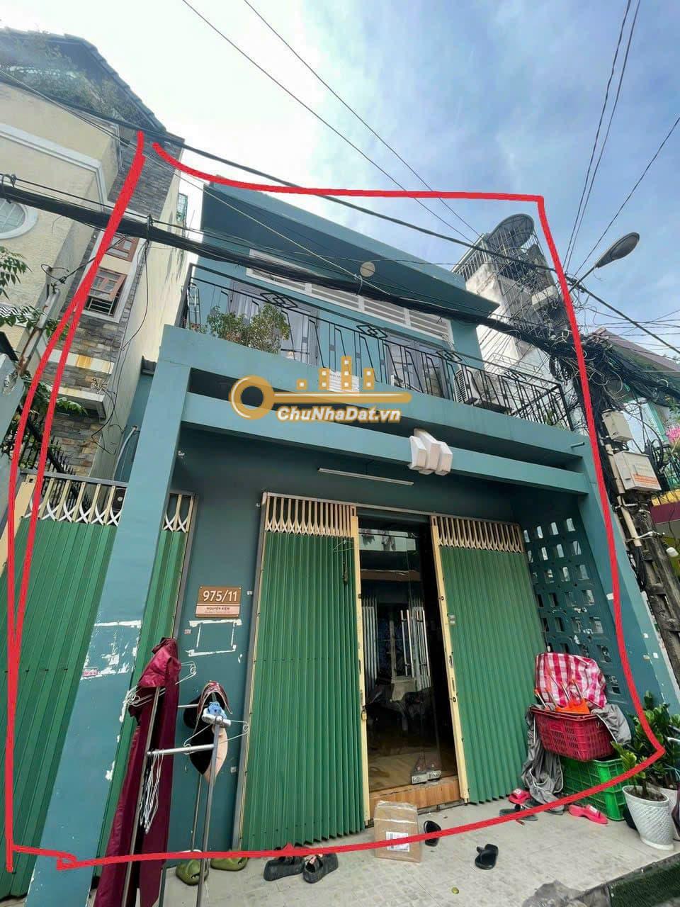 Bán Nhà 2 tầng Hẻm xe hơi Nguyễn Kiệm, Gò Vấp ngang 5m diện tích 53 m2