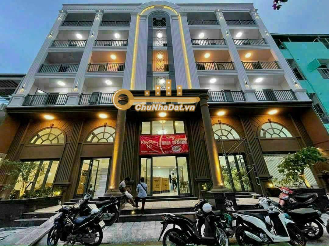 Bán Căn hộ dịch vụ (CHDV) 9 tầng Hẻm xe hơi Đinh Bộ Lĩnh, Bình Thạnh ngang 22m hướng Đông