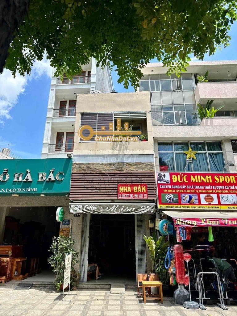 Bán Nhà 2 tầng Mặt tiền Trần Quốc Hoàn, Tân Bình ngang 3.5m