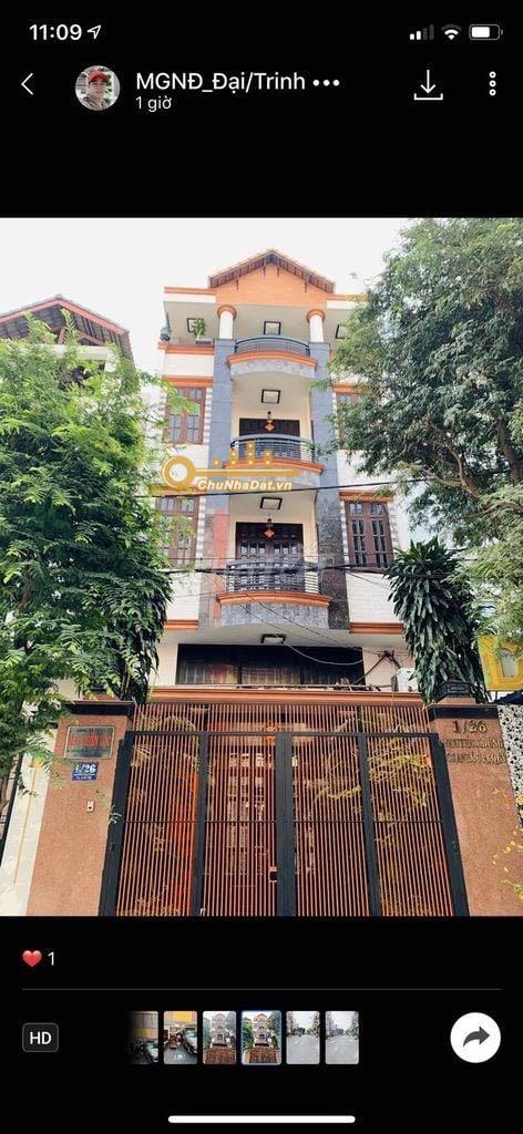 Bán Nhà 5 tầng Hẻm xe hơi Nguyễn Văn Dung, Gò Vấp ngang 6m diện tích 120 m2