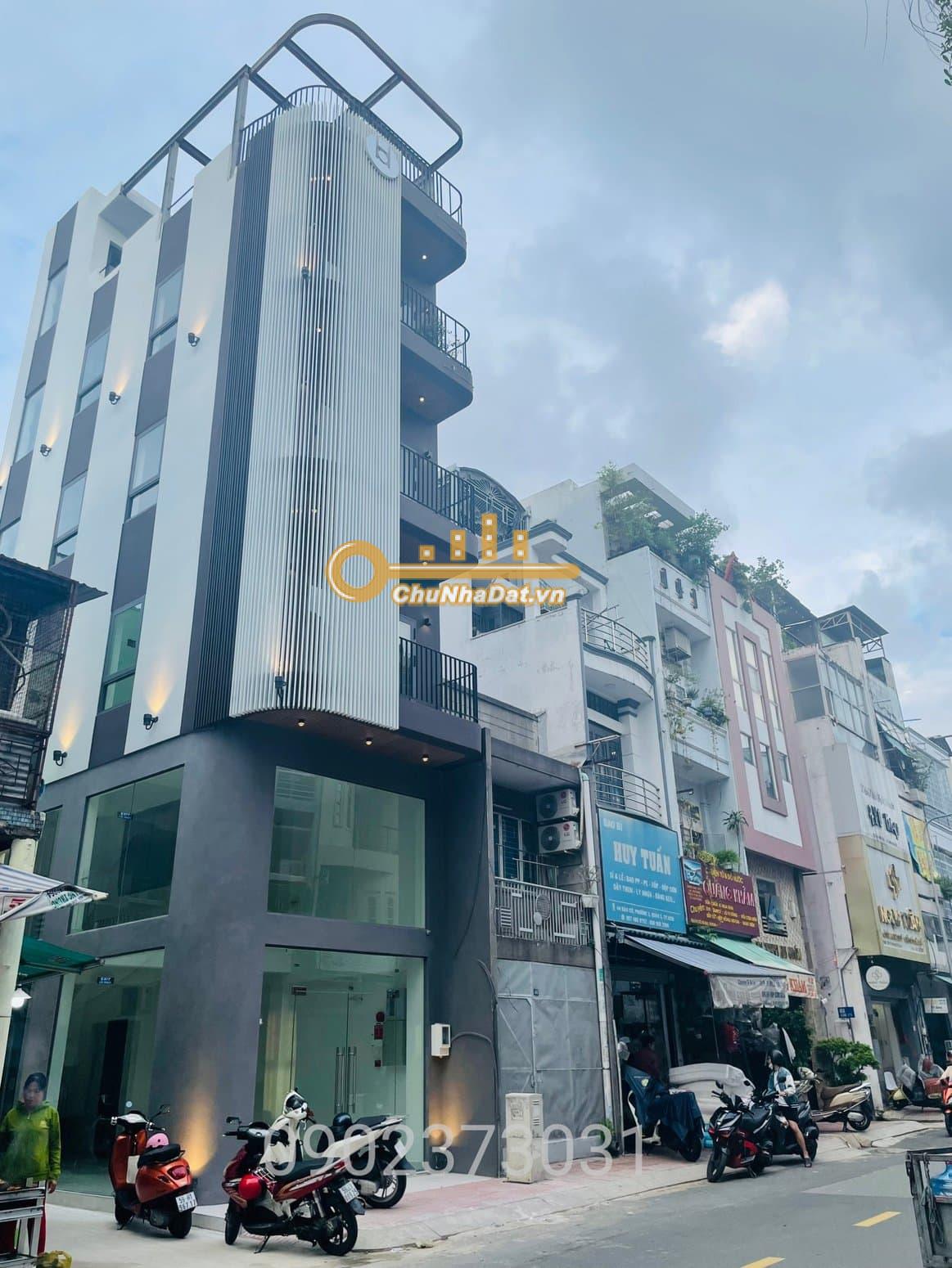 Bán Nhà 4 tầng Góc 2 mặt tiền Bàn Cờ, Q.3 ngang 4.14m diện tích 43 m2
