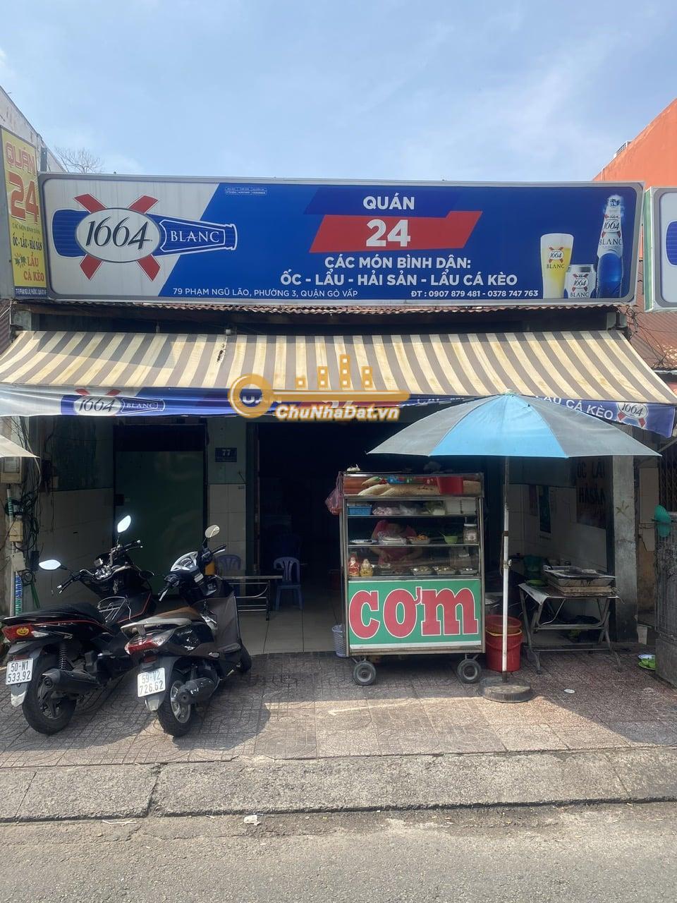 Bán Nhà 3 tầng Mặt tiền Phạm Ngũ Lão, Gò Vấp ngang 6m