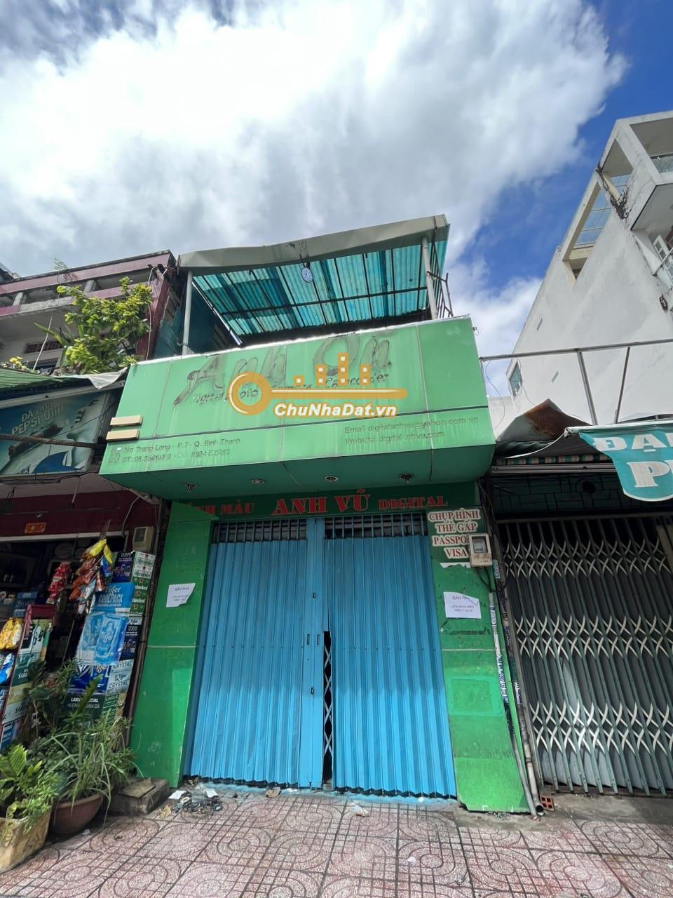 Bán Nhà Mặt tiền Nơ Trang Long, Bình Thạnh ngang 35m hướng Đông