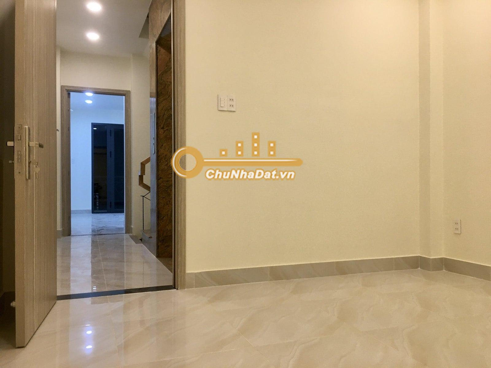 Bán Nhà 4 tầng Mặt tiền Nguyễn Lâm, Bình Thạnh ngang 3.8m hướng Tây