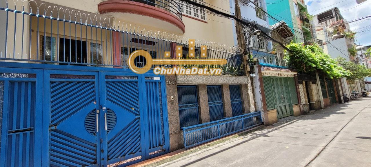 Bán Nhà 3 tầng Hẻm xe hơi Đặng Văn Ngữ, Phú Nhuận ngang 9m diện tích 102 m2