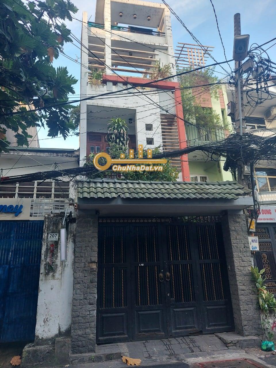 Bán Nhà 4 tầng Mặt tiền Nguyễn Thượng Hiền, Bình Thạnh ngang 4.05m hướng Tây Nam