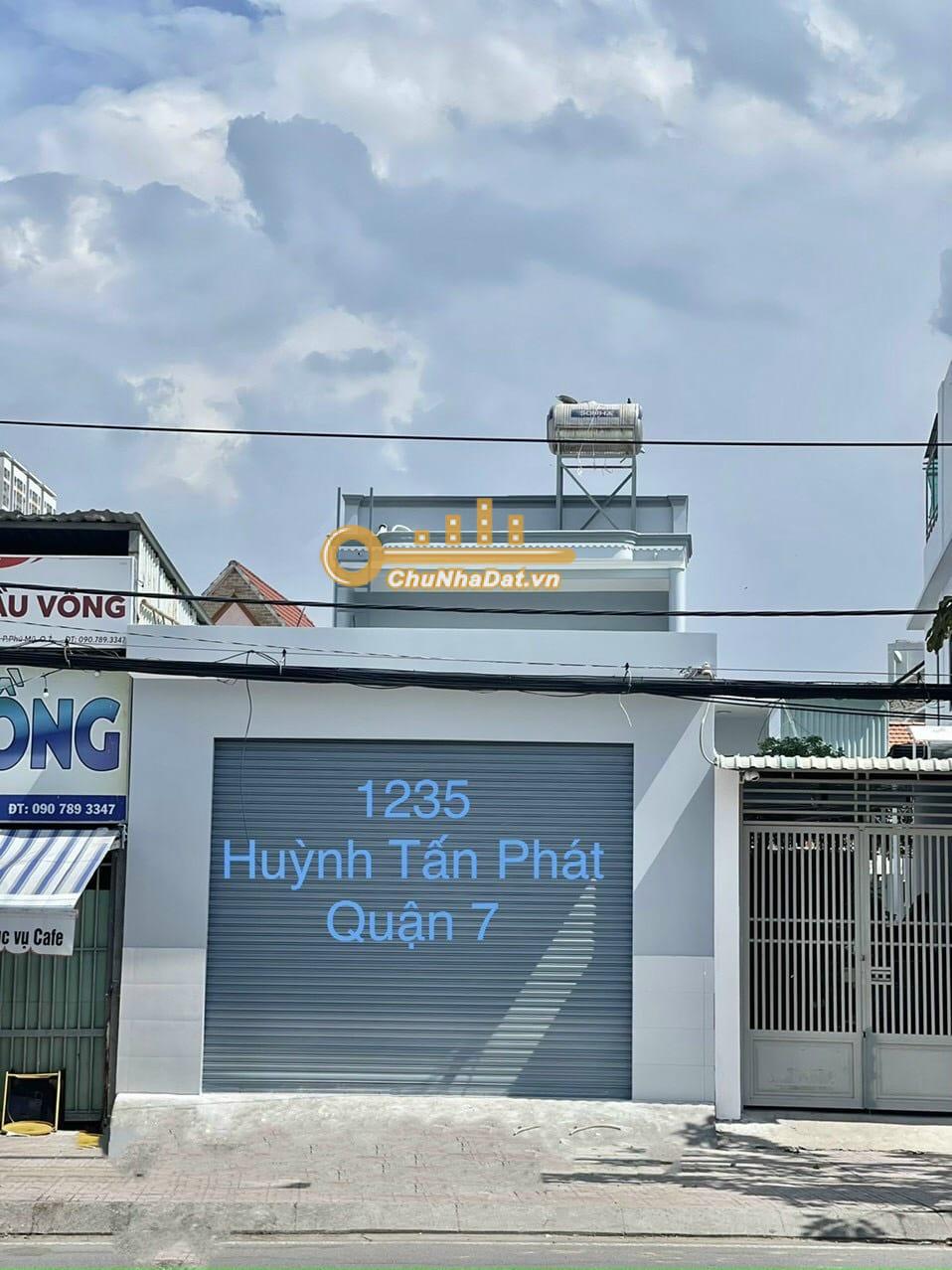 Bán Nhà Mặt tiền Huỳnh Tấn Phát, Q.7 ngang 5m diện tích 110 m2 hướng Tây