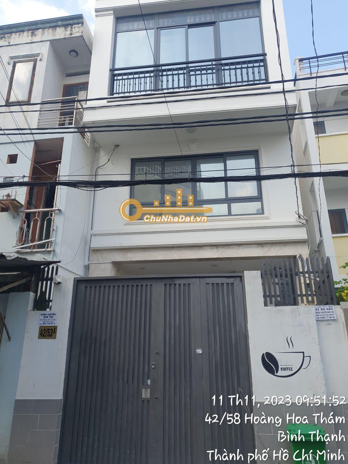 Bán Nhà 7 tầng Hẻm xe hơi Hoàng Hoa Thám, Bình Thạnh ngang 4.9m diện tích 75 m2