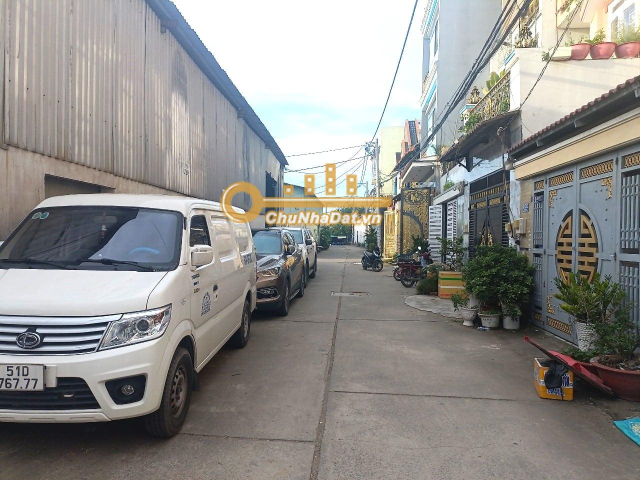 Bán Nhà 3 tầng Hẻm xe hơi Đường Số 8, Bình Tân ngang 5.07m diện tích 71 m2 hướng Tây