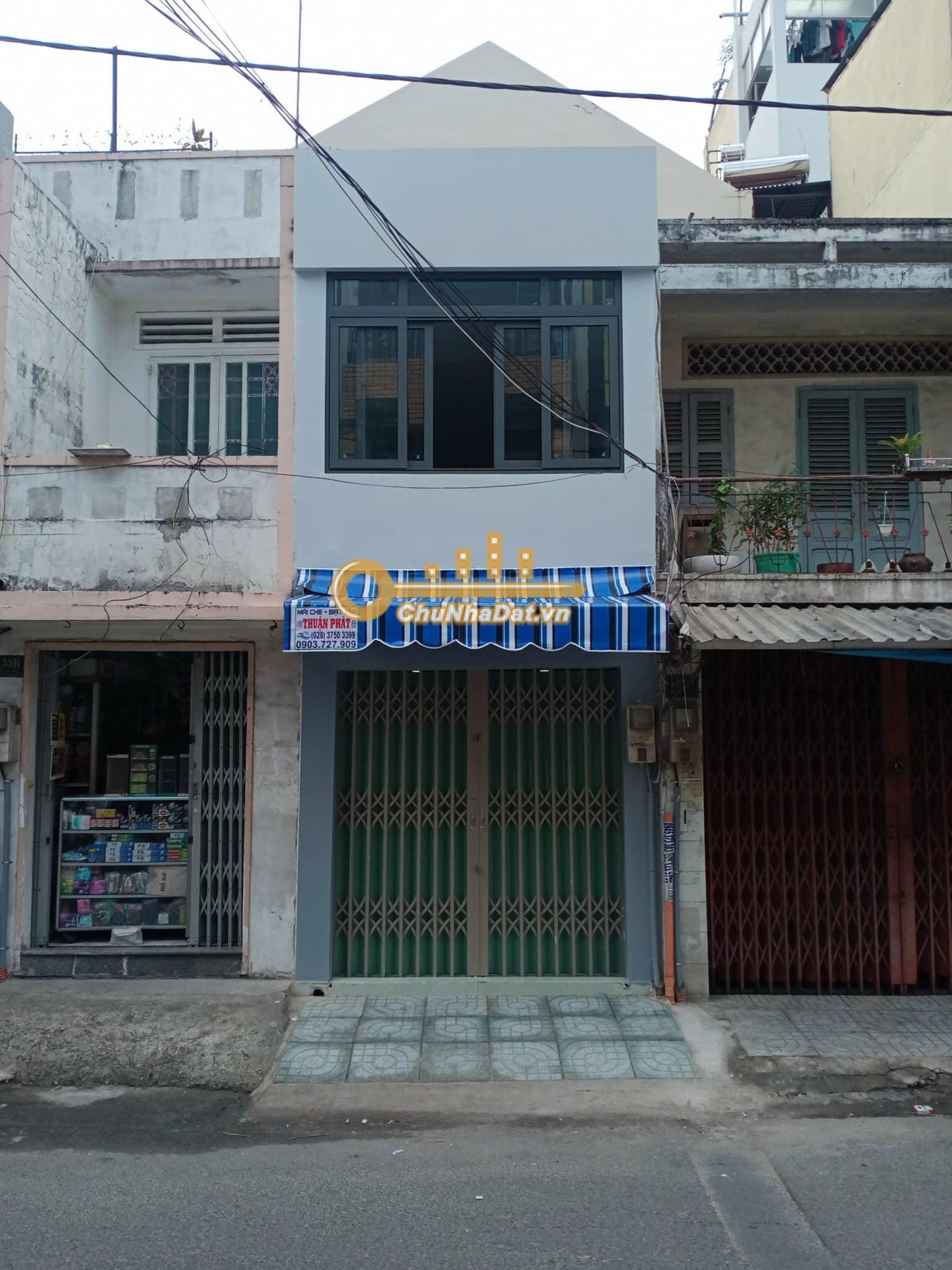 Bán Nhà 2 tầng Mặt tiền Hòa Hưng, Q.10 ngang 3m hướng Tây Bắc