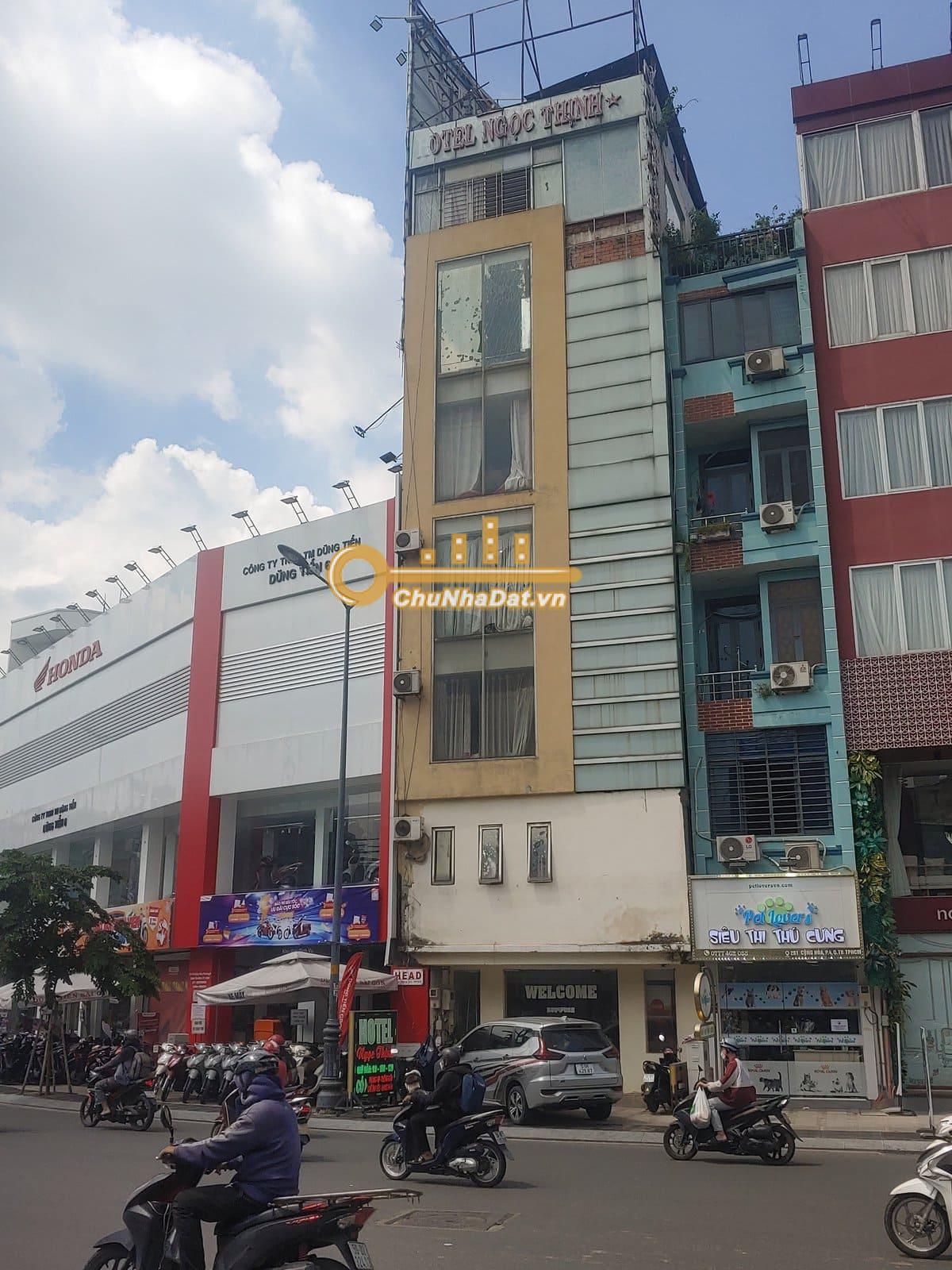 Bán Nhà 6 tầng Góc 2 mặt tiền Cộng Hòa, Tân Bình ngang 6.2m