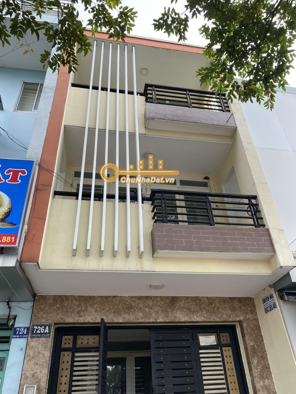 Bán Nhà 3 tầng Mặt tiền Trường Chinh, Tân Bình ngang 4m diện tích 80 m2 hướng Tây Nam