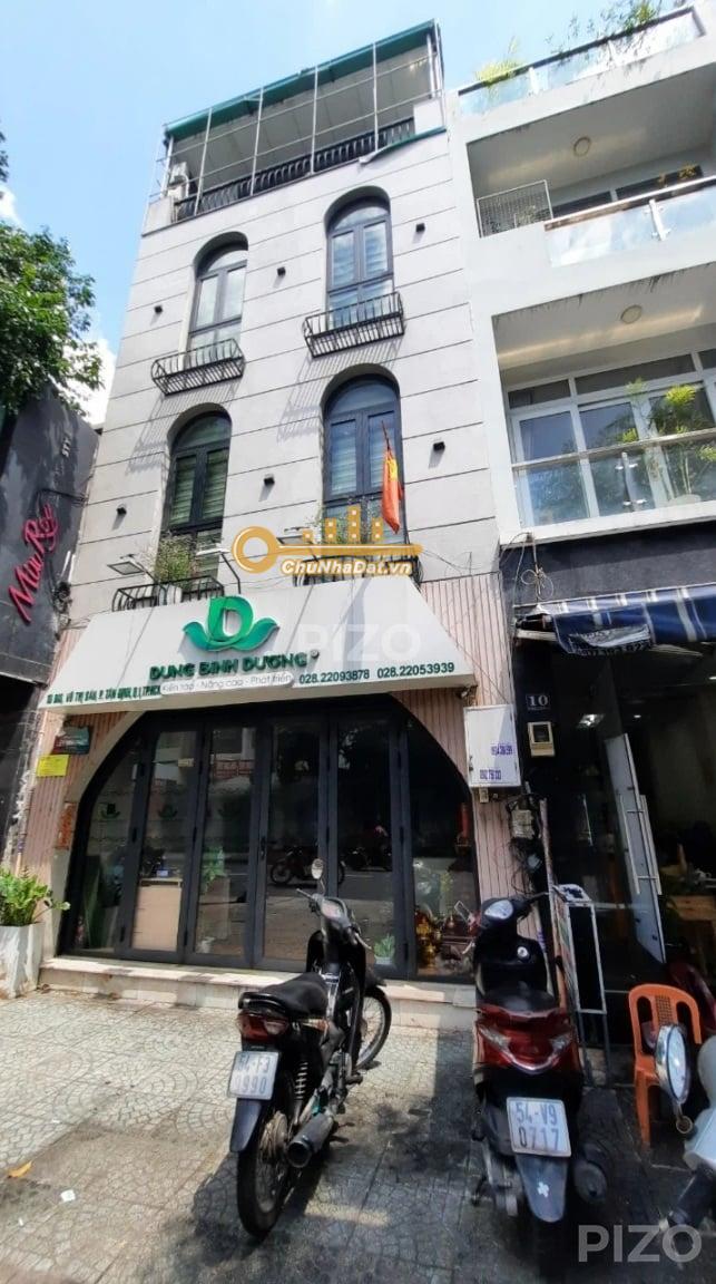 Bán Nhà 6 tầng Mặt tiền Võ Thị Sáu, Q.1 ngang 5.2m hướng Đông