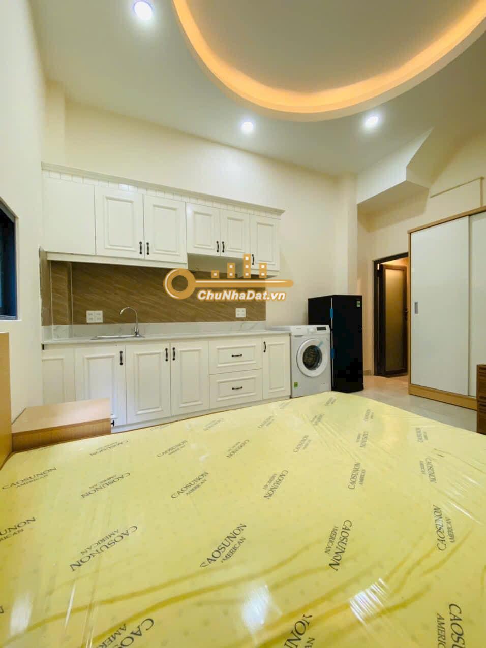 Bán Căn hộ dịch vụ (CHDV) 4 tầng Mặt tiền Phan Văn Trị, Bình Thạnh ngang 5.42m diện tích 39 m2