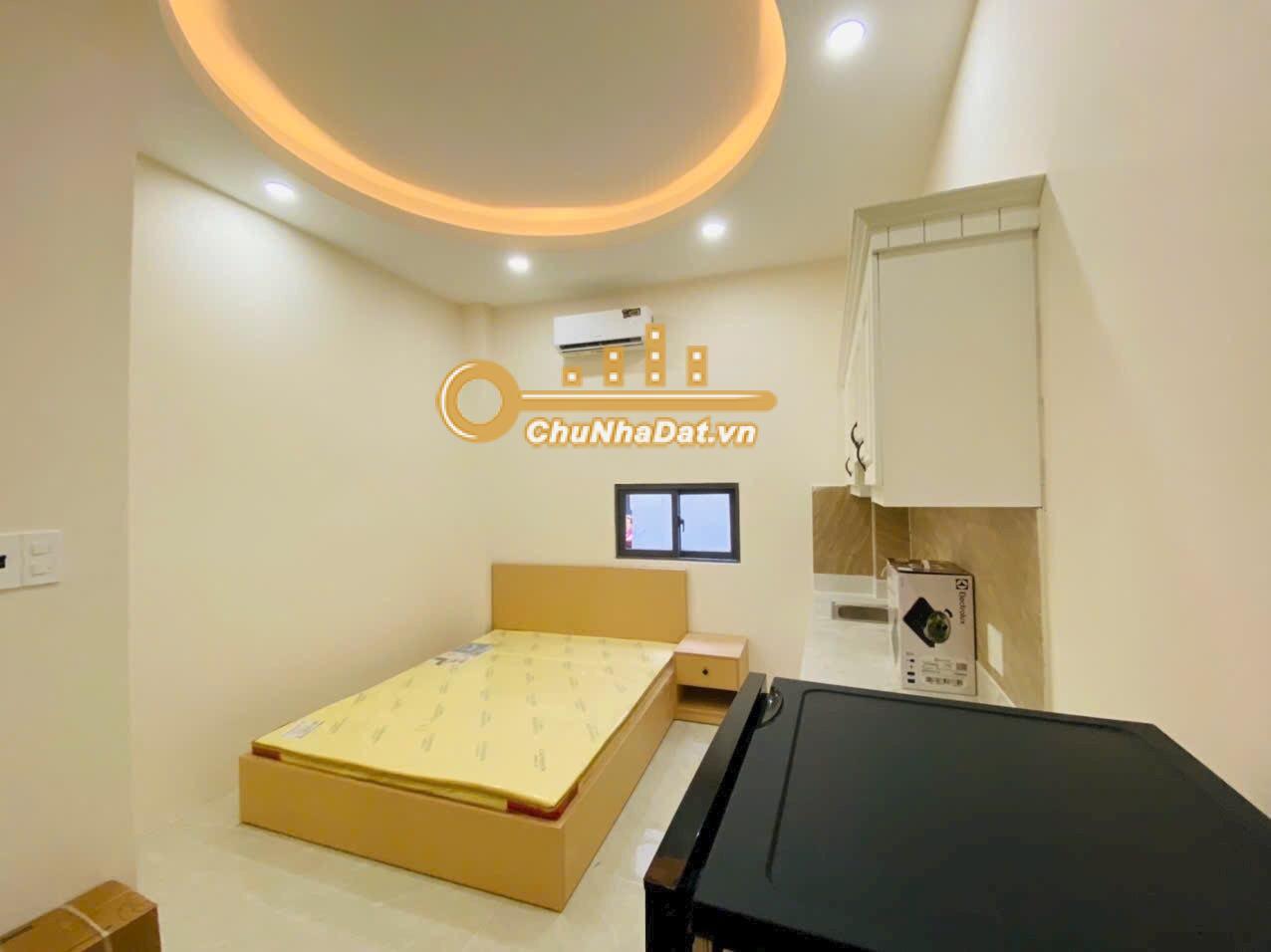 Bán Căn hộ dịch vụ (CHDV) 4 tầng Mặt tiền Phan Văn Trị, Bình Thạnh ngang 5.42m diện tích 39 m2