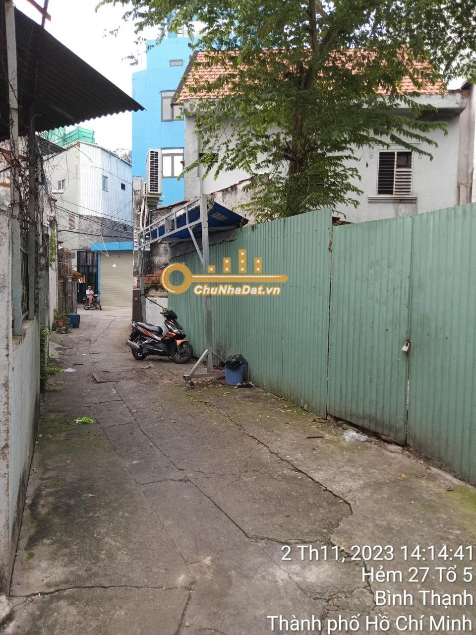 Bán Nhà Hẻm Ngô Tất Tố, Bình Thạnh ngang 18m hướng Đông Bắc