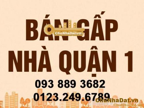 Bán gấp nhà mặt tiền Cô Giang, P.Cô Giang, Q.1. DT: 4x16m, giá: 17 tỷ